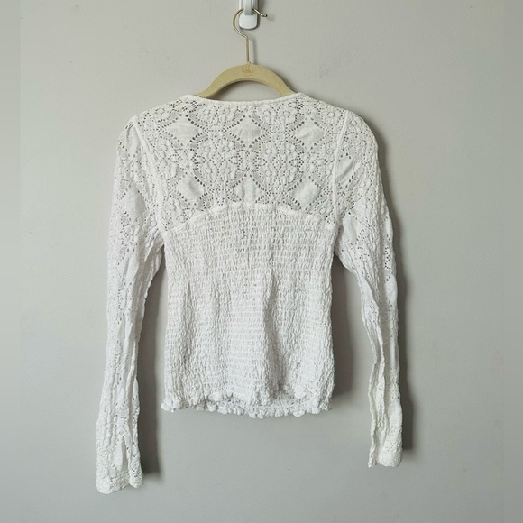 Free People Confection Top in Evening Cream - Picture 8 of 11